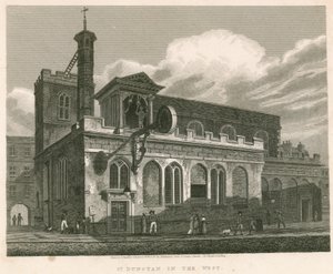 St Dunstan in the West; Église St Dunstans, Fleet Street, Londres