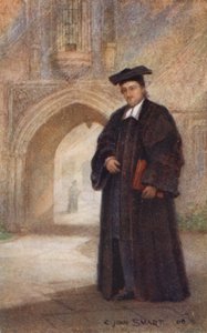 Saint Edmund Campion : Bld Edmund Campion en robes de proctor, portail du collège St John