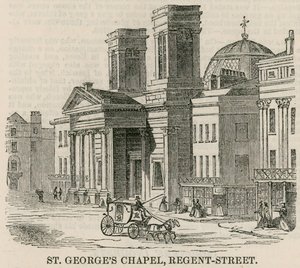 Chapelle St Georges, Regent Street, Londres - English School
