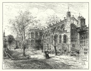 Chapelle St George, Windsor (gravure) - English School