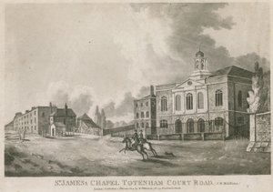 Chapelle de St James, Tottenham Court Road, Londres - English School