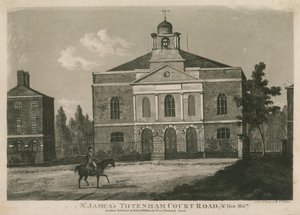 Chapelle de St James, Tottenham Court Road, Londres - English School
