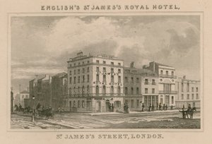 St Jamess Royal Hotel, St Jamess Street, Londres - English School