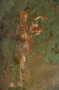 Saint Jean-Baptiste (détail de la fresque de la tour Byward) - English School