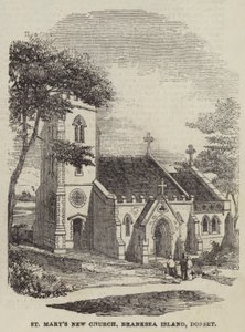 Nouvelle église Sainte-Marie, île de Branksea, Dorset - English School