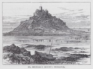 Mont Saint-Michel, Penzance (gravure) - English School