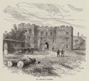 Prieuré de St Osyth (gravure) - English School