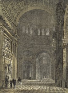 Cathédrale Saint-Paul, intérieur du dôme, vue vers le transept nord - English School