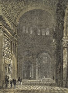 Cathédrale Saint-Paul, intérieur du dôme, vue vers le transept nord - English School