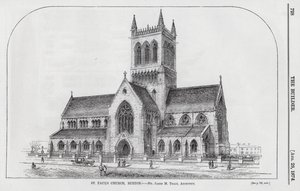 Église Saint-Paul, Burton (gravure) - English School
