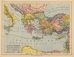 Les voyages de Saint Paul et les lieux mentionnés dans les Actes et les Épîtres - English School