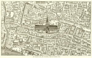 Saint-Paul et ses environs, époque de Henri VIII - English School