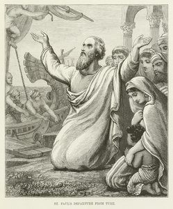 Le départ de Saint Paul de Tyr - English School