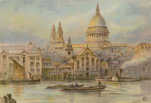 Saint-Paul, depuis la Tamise - English School