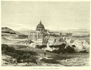 Saint-Pierre, depuis la Villa Doria Pamfili - English School