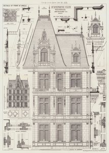 Club St Stephen, Westminster (gravure) - English School
