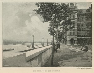 Hôpital St Thomas, La terrasse de l
