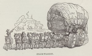 Chariot de scène (gravure)