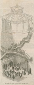 Escalier par lequel la procession est descendue - English School