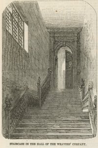 Escalier dans la salle de la Weavers Company - English School