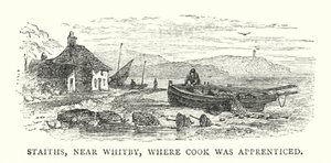 Staiths, près de Whitby, où Cook était apprenti - English School