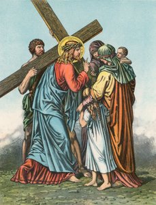 Station VIII Christ console les femmes de Jérusalem qui pleuraient sur lui