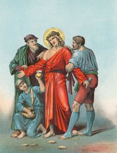 Station X Jésus est dépouillé de ses vêtements et offert du vinaigre et de la myrrhe