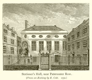 Stationers Hall, près de Paternoster Row - English School