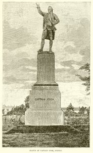 Statue du capitaine Cook, Sydney - English School