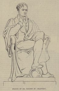 Statue du Dr Dalton par Chantrey - English School