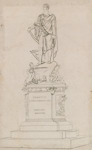 Statue de Frances, duc de Bedford, à Russell Square, Londres - English School