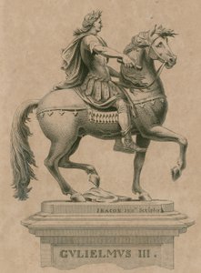 Statue du roi Guillaume III, à St Jamess Square, Londres - English School