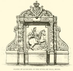 Statue de Louis XIII, sur l