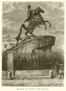 Statue de Pierre le Grand - English School