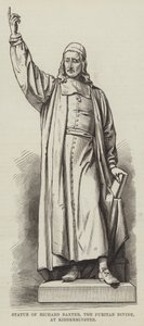 Statue de Richard Baxter, le divin puritain, à Kidderminster - English School