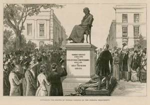 Statue de Thomas Carlyle - English School