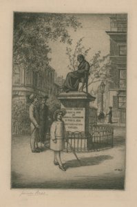 Statue de Thomas Carlyle - English School