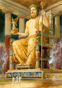 Statue de Zeus à Oympia - English School