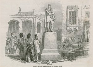 Statue du duc de Wellington à la Tour de Londres - English School
