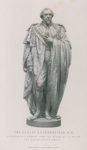 Statue du comte de Beaconsfield - English School