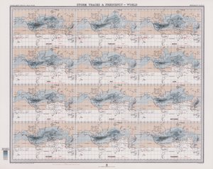 Trajectoires et fréquence des tempêtes, monde - English School