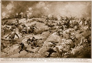 Assaut du redoute de Schwaben : reddition de la ligne de front allemande alors que les Britanniques balayaient le sommet, 1914-19