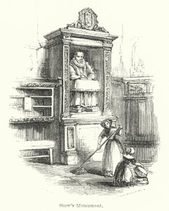 Monument de Stow (gravure) - English School