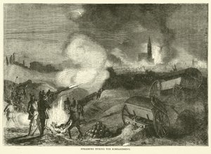 Strasbourg pendant le bombardement, septembre 1870 - English School