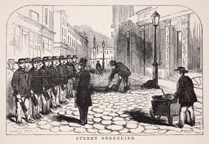 Les ordonnances de rue, illustration de London Labour and London Poor par Henry Mayhew, pub. 1862