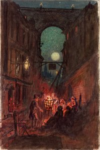 Scène de rue, Newcastle upon Tyne - English School