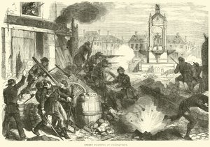Combats de rue à Châteaudun, octobre 1870 - English School