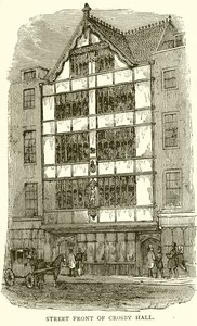 Façade de Crosby Hall - English School