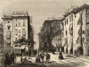 Rue à Barcelone, illustration de 