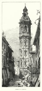 Rue à Valence (gravure) - English School